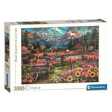 Clementoni-Puzzle „Frei zum Grasen“ – 3000 Teile.