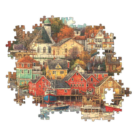 Clementoni-Puzzle „Gute Zeiten Hafen“ – 1500 Teile.