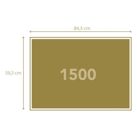 Clementoni-Puzzle „Gute Zeiten Hafen“ – 1500 Teile.