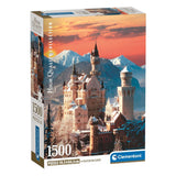 Clementoni - Puzzle - 1500 Teile - Schloss Neuschwanstein - Puzzle für Erwachsene