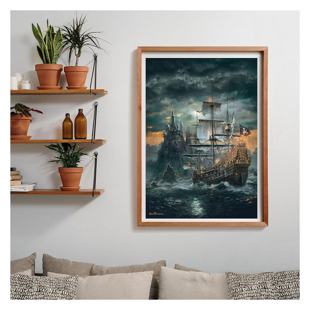 Clementoni-Puzzle „Das Piratenschiff“ – 1500 Teile.