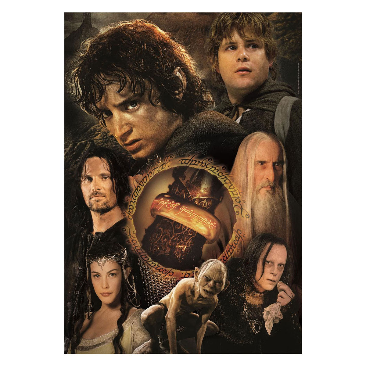 Clementoni – Puzzle – 1000 Teile – Herr der Ringe – mit Poster – unmöglich – ab 14 Jahren