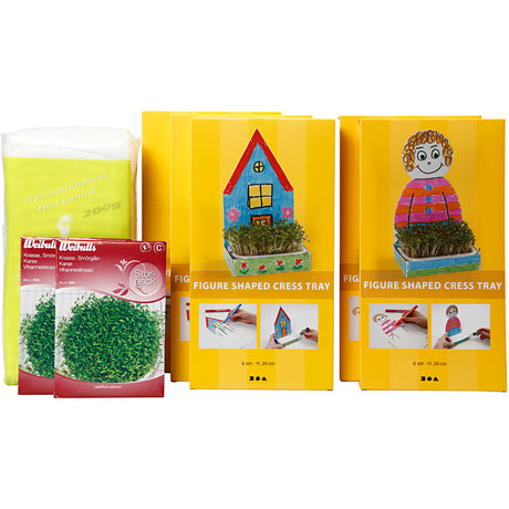Creativ Company Watercress Box mit Figur Weiß, 30..