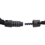 Kettenschloss mit Code Edge Web Racer 90 cm - schwarz
