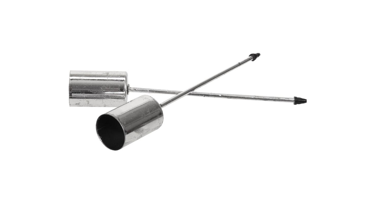 Pic pb. 4 thin candle holders k silver ø 2.5 cm 12 cm