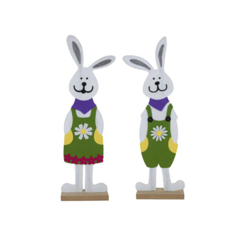Svenska Living Fensterdekoration Filz Osterhase 61cm Frau oder Mann
