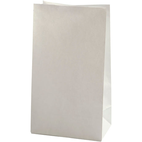 Creativ Company Papiertüten, H: 27 cm, Maße 9x15 cm, 46 g, weiß, 100 Stück 1 Karton