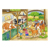 Ravensburger Puzzle Happy Farm Life – 2x24 Teile – Kinderpuzzle