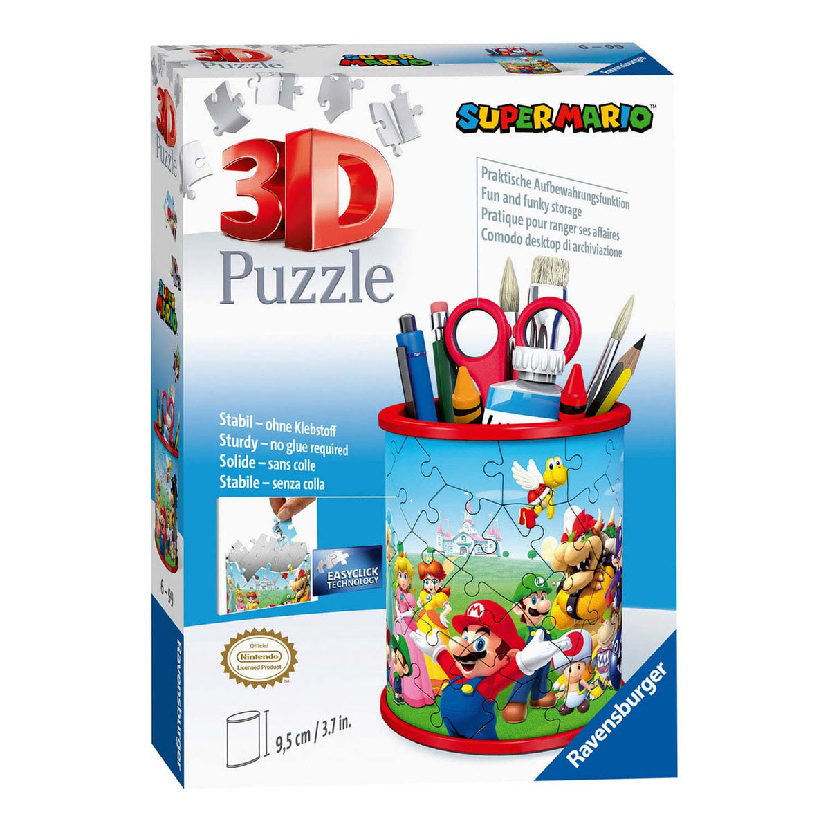 Ravensburger 3D-Puzzle-Bleistiftbox Super Mario - 54 Teile