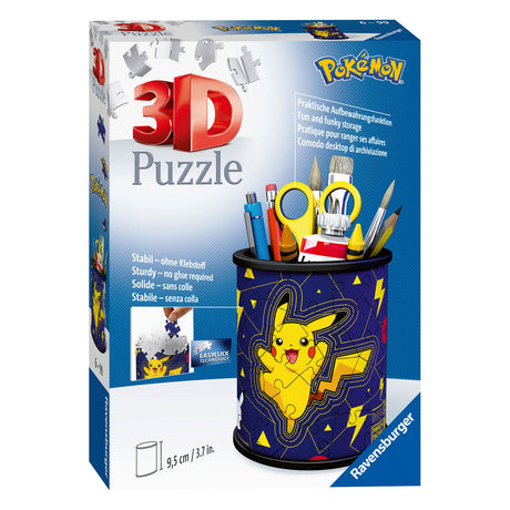 Pokémon Ravensburger 3D-Puzzle - Bleistiftbox - 54 Teile.