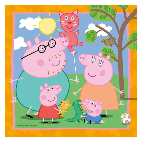 Ravensburger Familie und Freunde von Peppa Pig Bein Puzzle, 3x49st.