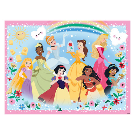 Ravensburger Disney Prinzessin Glitter -Puzzle, 100.. Xxl