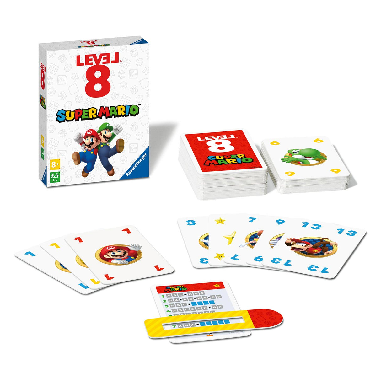 Ravensburger Nintendo Super Mario Level 8 – Niederländisches Kartenspiel
