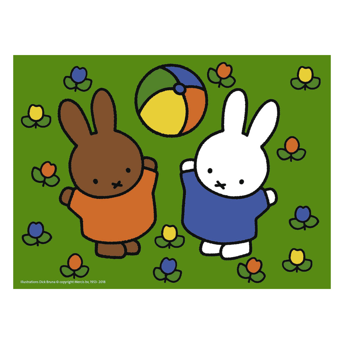 Ravensburger Miffy 4in1box-Puzzle – 12+16+20+24 Teile – Kinderpuzzle