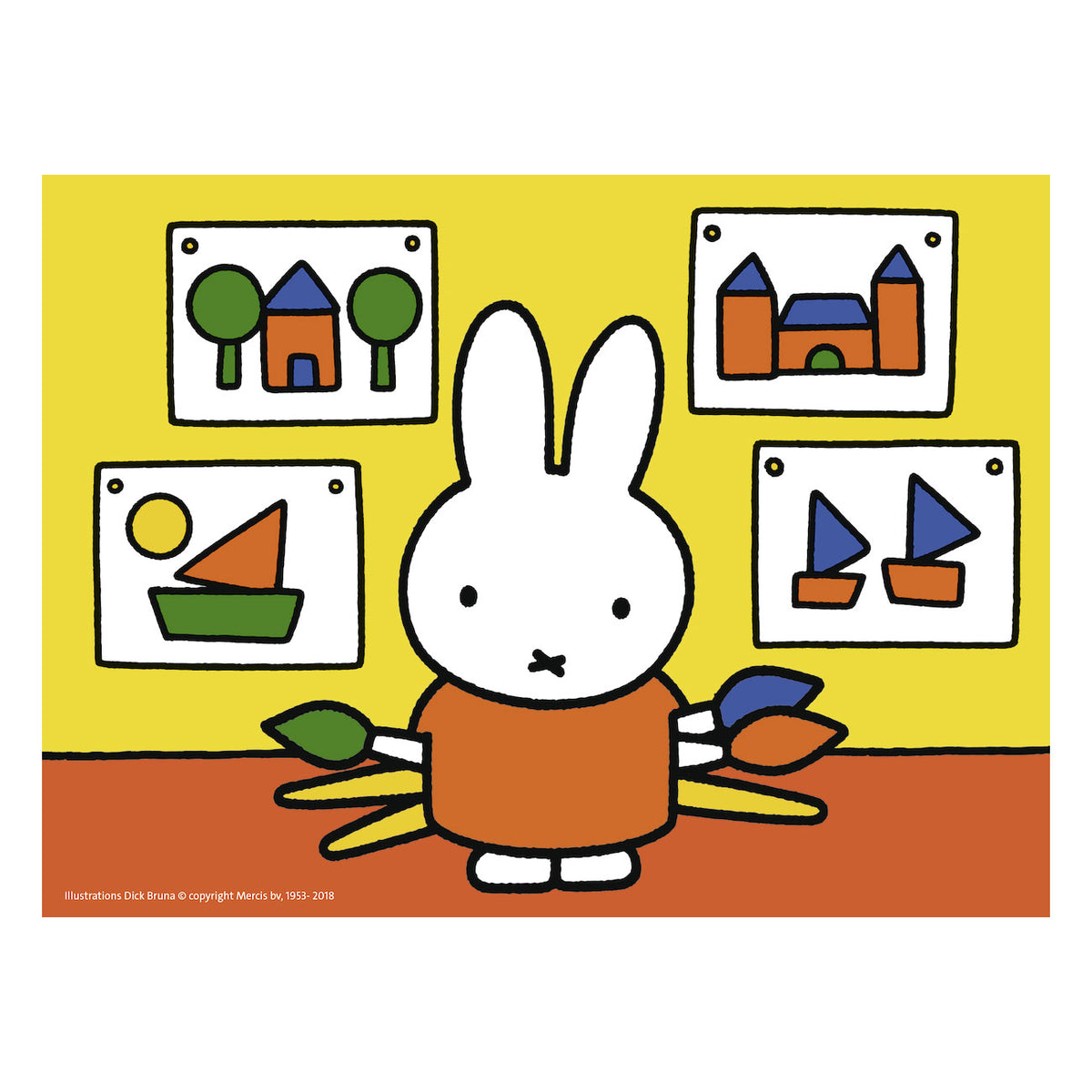 Ravensburger Miffy 4in1box-Puzzle – 12+16+20+24 Teile – Kinderpuzzle