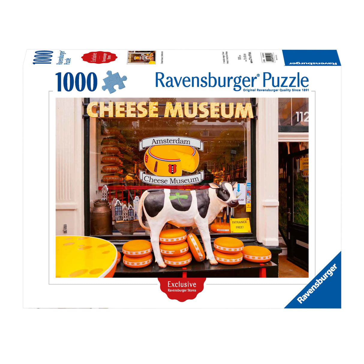 Ravensburger Puzzle Käsemuseum, 1000 Teile.