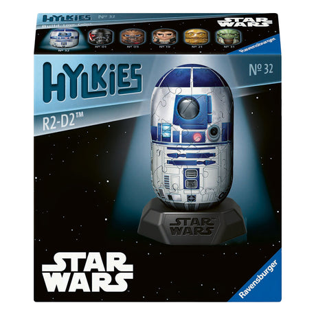 Ravensburger 3D-Puzzle Hylkies Star Wars R2D2 - 54 Teile.