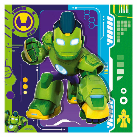 Ravensburger Puzzle Iron Man und seine wunderbaren Freunde – 3x49 Teile.