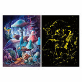 Ravensburger Puzzle Mondscheinpilze leuchten im Dunkeln – 500 Teile.