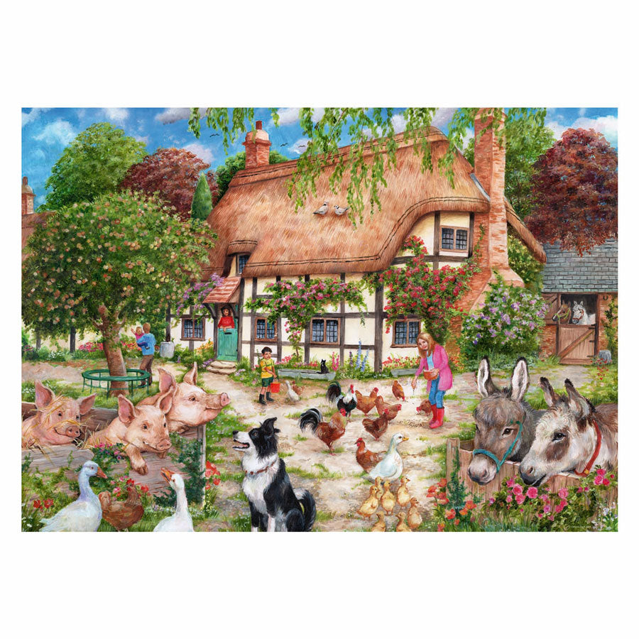 Ravensburger Puzzle Bauernhofhütte - Puzzle - 1000 Teile