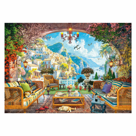 Ravensburger Puzzle Mittelmeerterrassenblick 1000 Teile