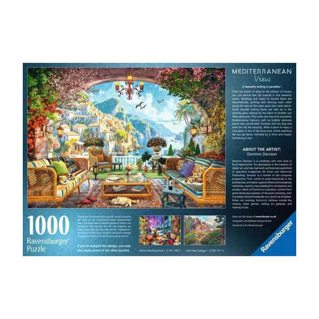 Ravensburger Puzzle Mittelmeerterrassenblick 1000 Teile