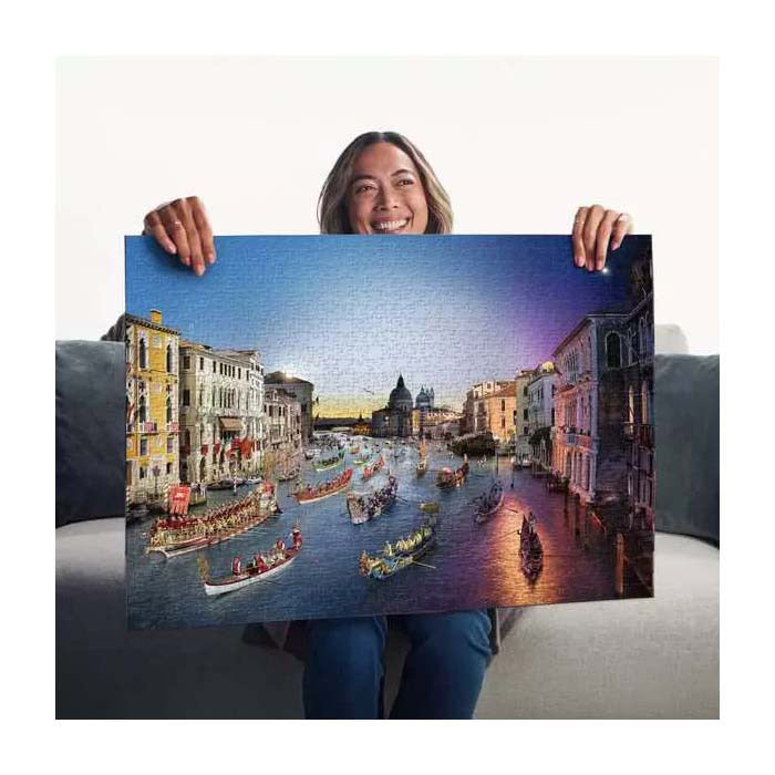 Ravensburger Puzzle Venedig vom Tag zur Nacht - 1000 Teile.