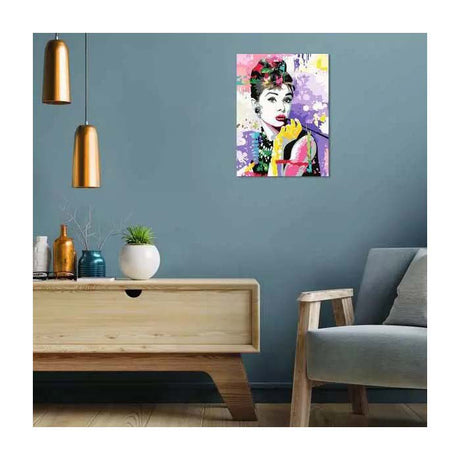Ravensburger Malen-nach-Zahlen-Set – Leinwandkunst von Audrey Hepburn.