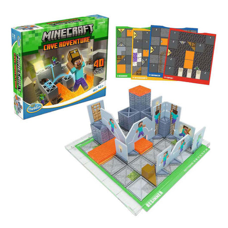 Thinkfun – Minecraft Cave Adventure – Logikspiel – ab 8 Jahren