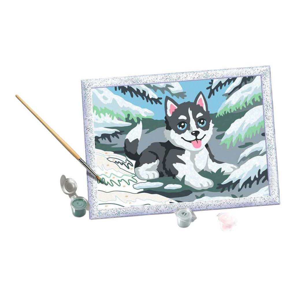 Ravensburger – Creart: Cheeky Husky – Malen nach Zahlen
