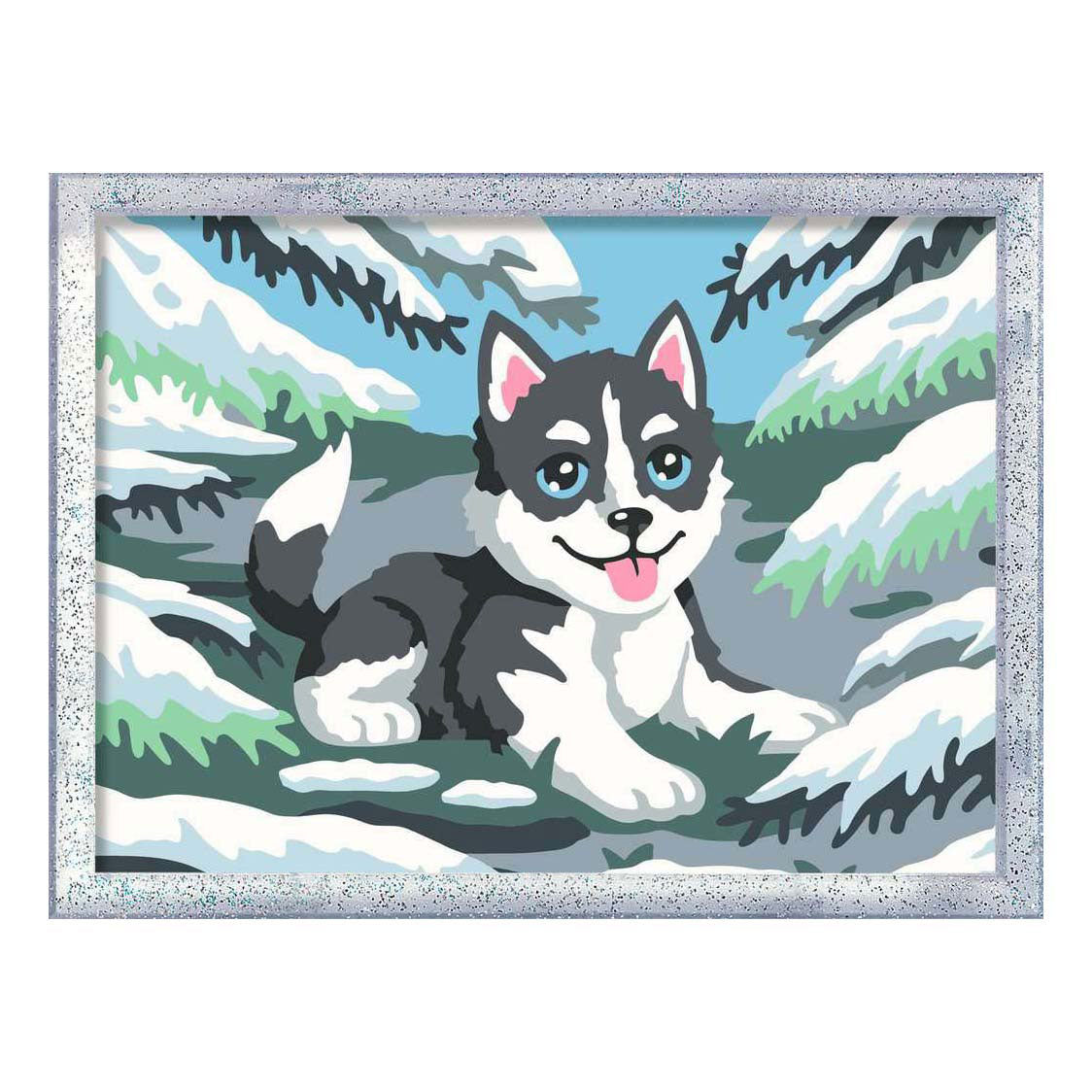 Ravensburger – Creart: Cheeky Husky – Malen nach Zahlen