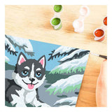Ravensburger creart schilderen op nummer - ondeugende husky