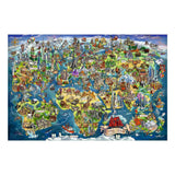 Ravensburger – Weltkarte mit Sehenswürdigkeiten – Puzzle – 5000 Teile