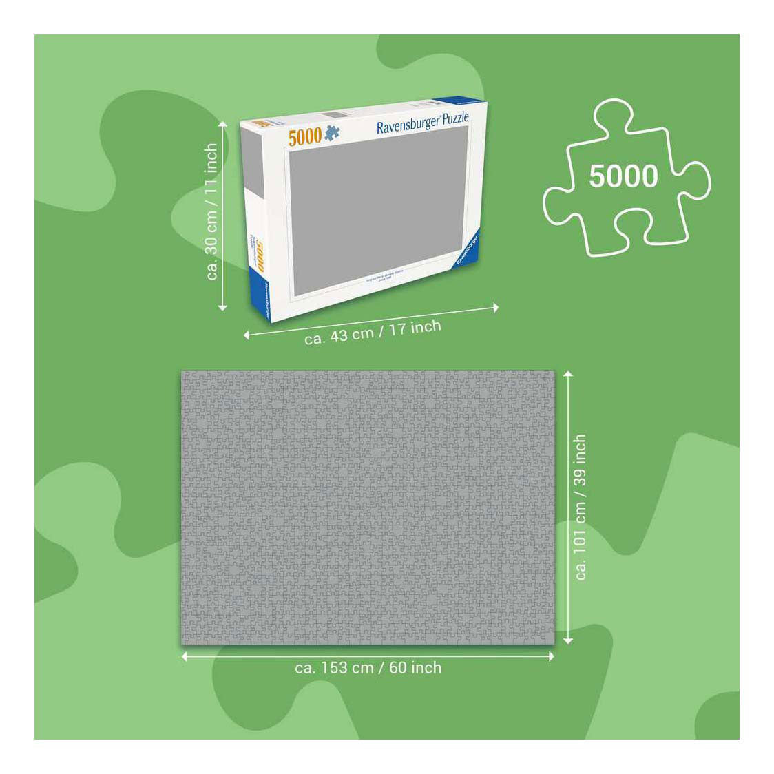 Ravensburger – Weltkarte mit Sehenswürdigkeiten – Puzzle – 5000 Teile