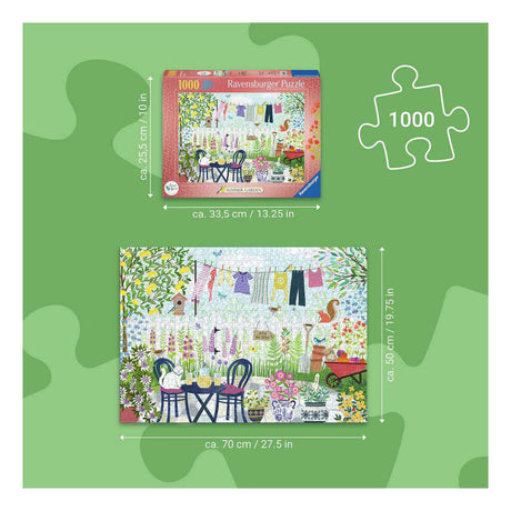 Ravensburger – zomertuin – legpuzzel – 1000 stukjes