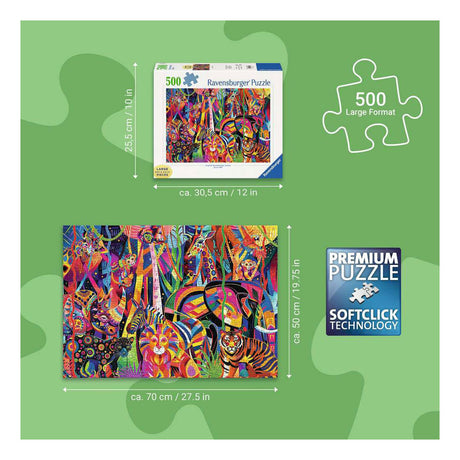 Ravensburger – Juwelenbesetzter Dschungel – Puzzle – 1000 Teile