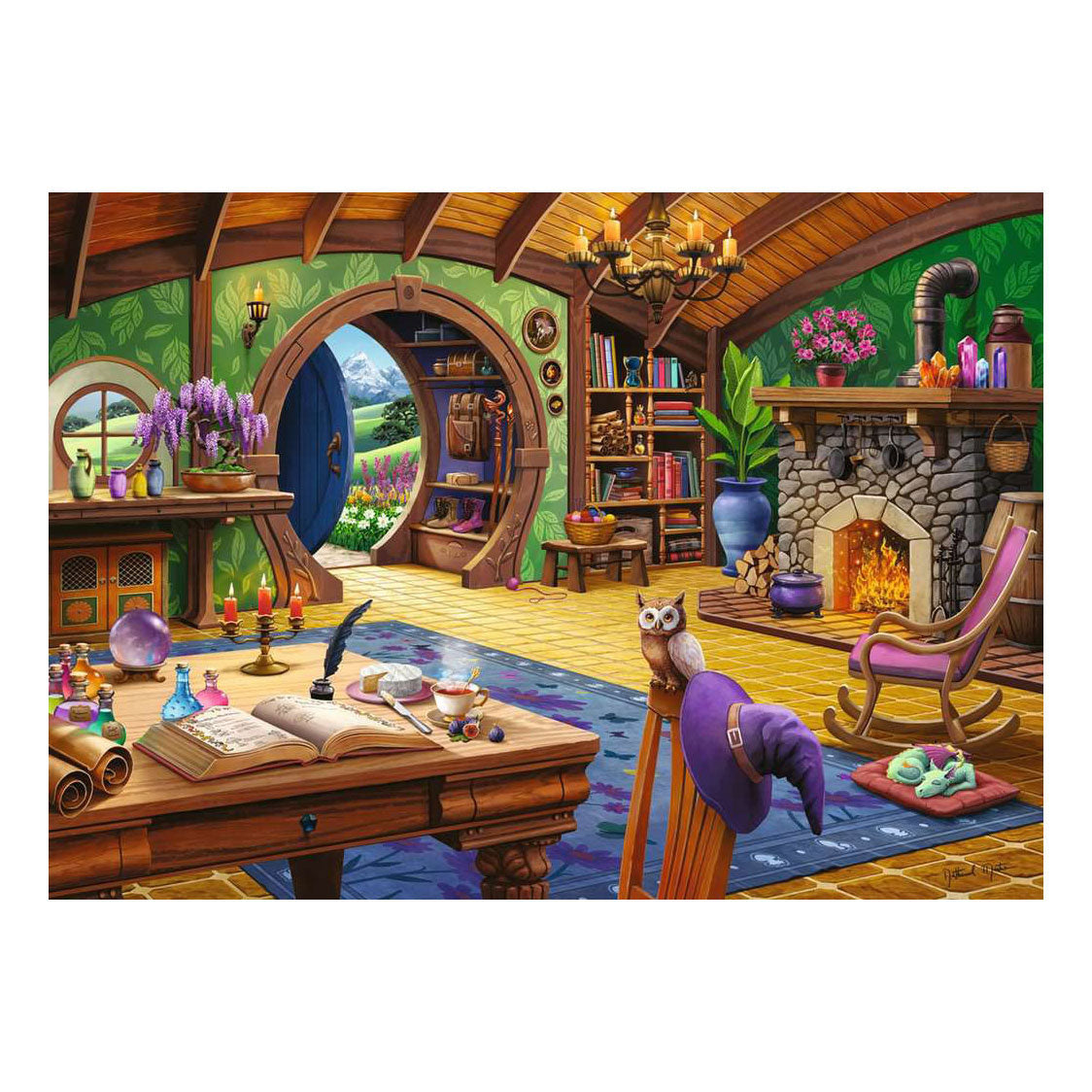 Ravensburger – Charmed Cottage – Puzzle – 1000 Teile