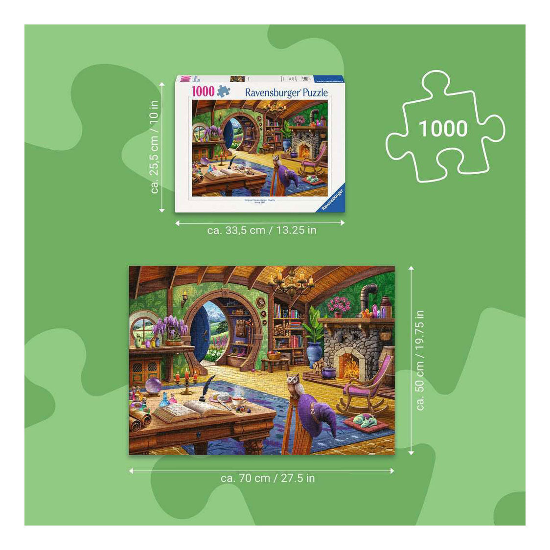 Ravensburger – Charmed Cottage – Puzzle – 1000 Teile