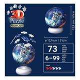 Ravensburger – Astronauten – 3D-Puzzleball-Nachtlicht – 73 Teile