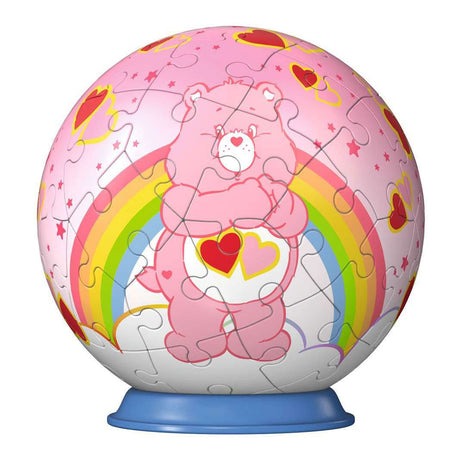 Ravensburger – care bears: love-a-lot bear – 3d puzzle-ball – 55 stukjes