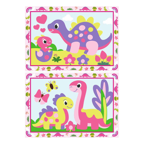 Ravensburger – Creart: Bunte Dinosaurier – Malen nach Zahlen
