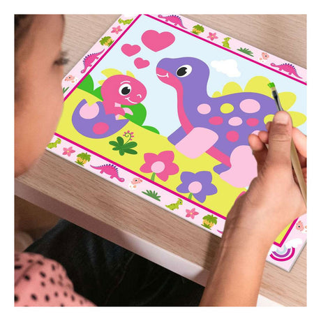 Ravensburger – creart: kleurrijke dino's – schilderen op nummer