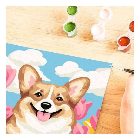 Ravensburger – Creart: Blumencorgi – Malen nach Zahlen
