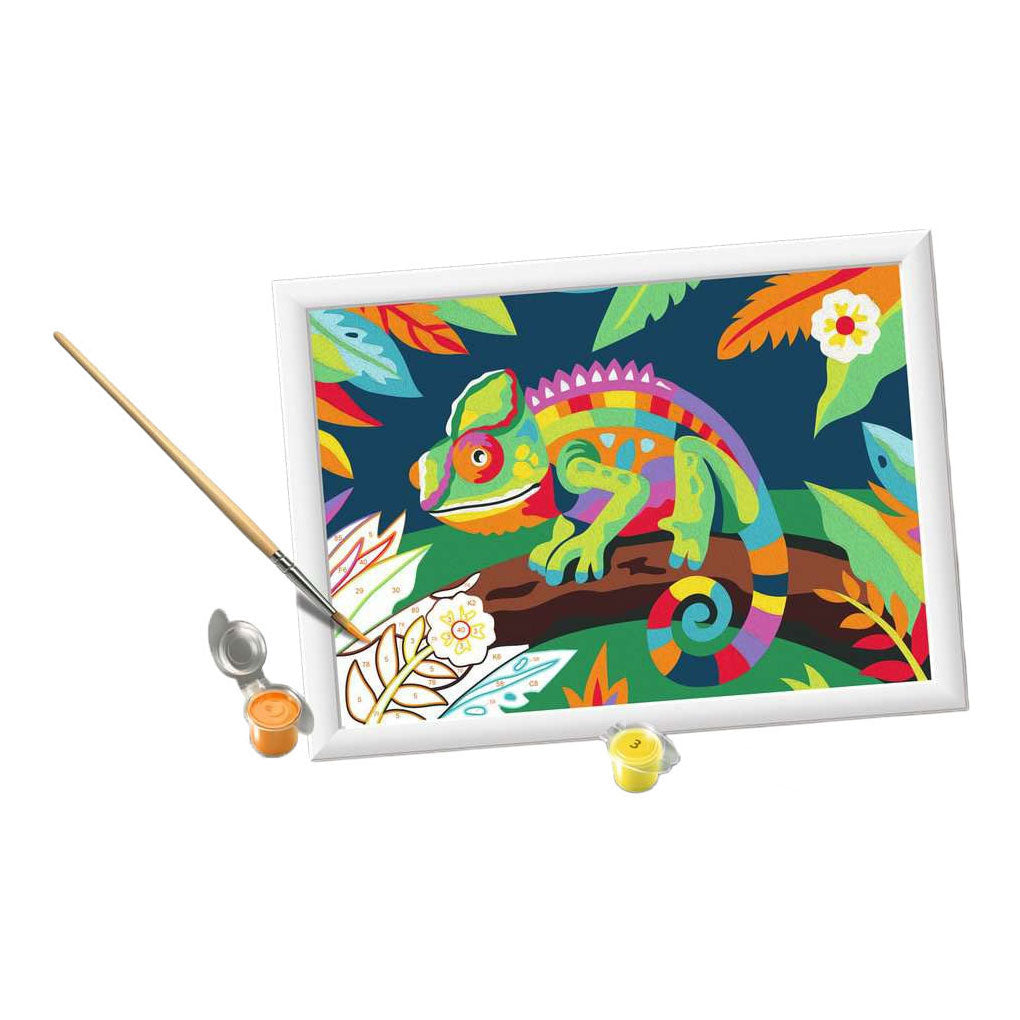 Ravensburger Creart Malen nach Zahlen – Chamäleon