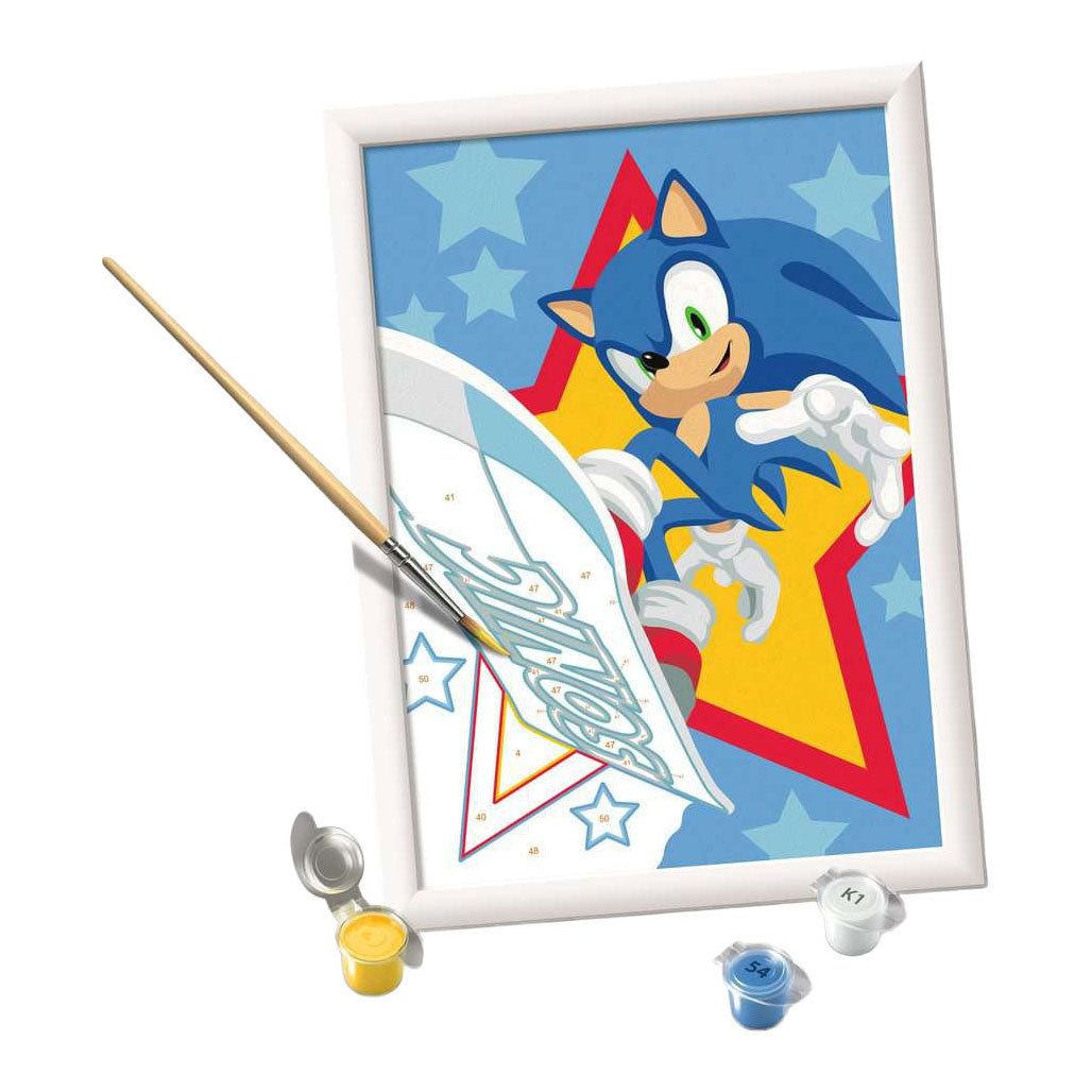 Ravensburger – Creart: Speedy Sonic – Malen nach Zahlen