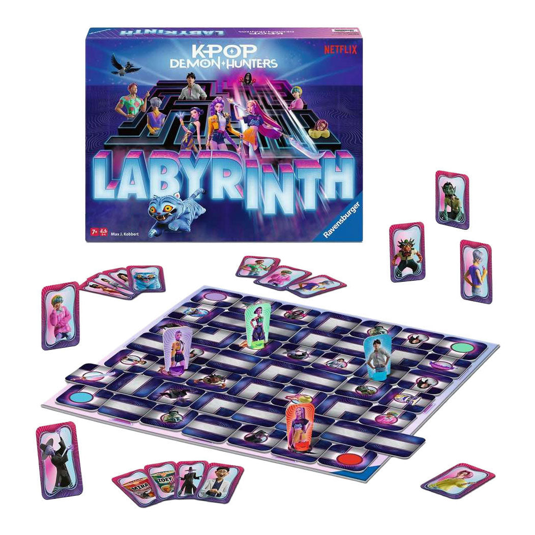 Ravensburger labyrinth kpop demon hunters - bordspel - familiespel - vanaf 7 jaar