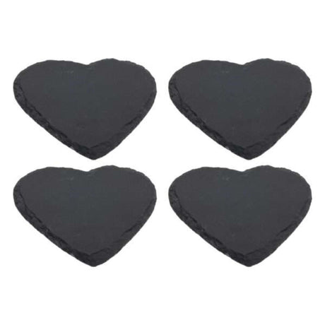 Untersetzer Schiefer Herz 10cm 4er Set