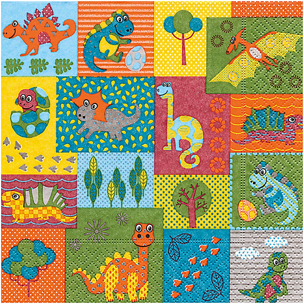 Creativ Company Servietten, Größe 33x33 cm, 20 Stück, 1 Box