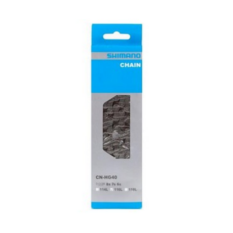 Shimano Hg40 Halskette 6 7 8V 116 Schakels - Grau