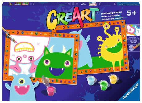 Ravensburger kreiert alberne Monster – Malen nach Zahlen für Kinder